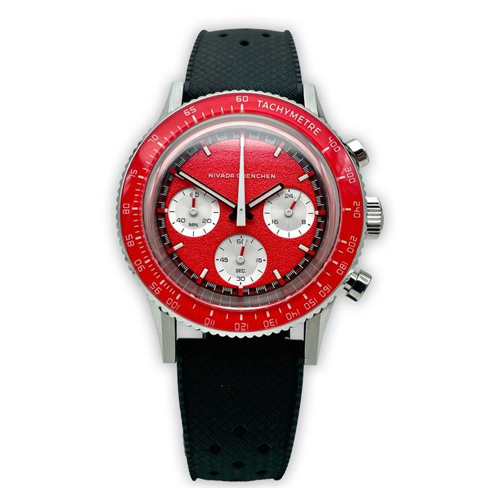 Nivada Grenchen Chronoking Abt Saat Limited Edition 87047Q01 Meca