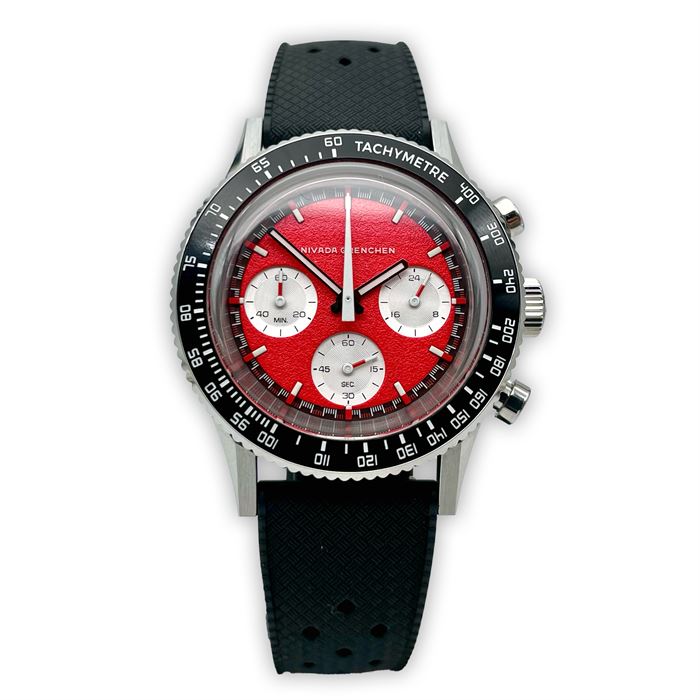 Nivada Grenchen Chronoking Abt Saat Limited Edition 87047Q01 Meca