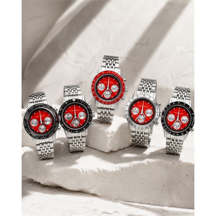 Nivada Grenchen Chronoking Abt Saat Limited Edition 87047Q04 Meca