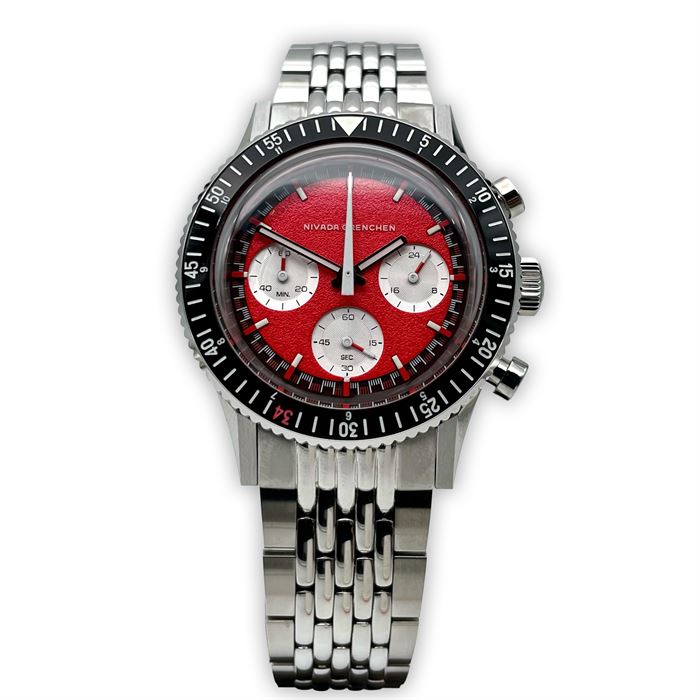 Nivada Grenchen Chronoking Abt Saat Limited Edition 87047Q04 Meca