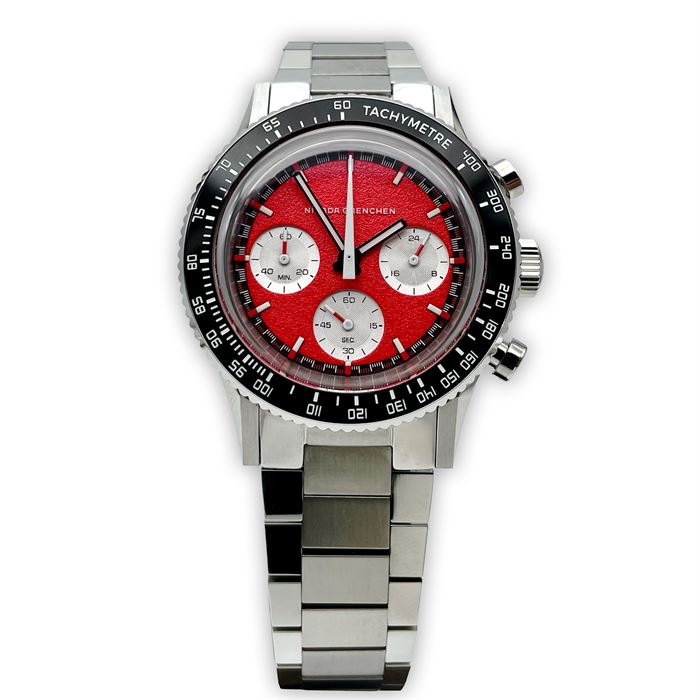 Nivada Grenchen Chronoking Abt Saat Limited Edition 87047Q20 Meca