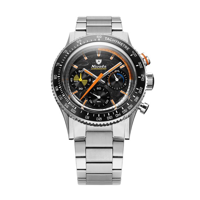 Nivada Grenchen Chronoking Meca Quartz Racing Carbon Limited