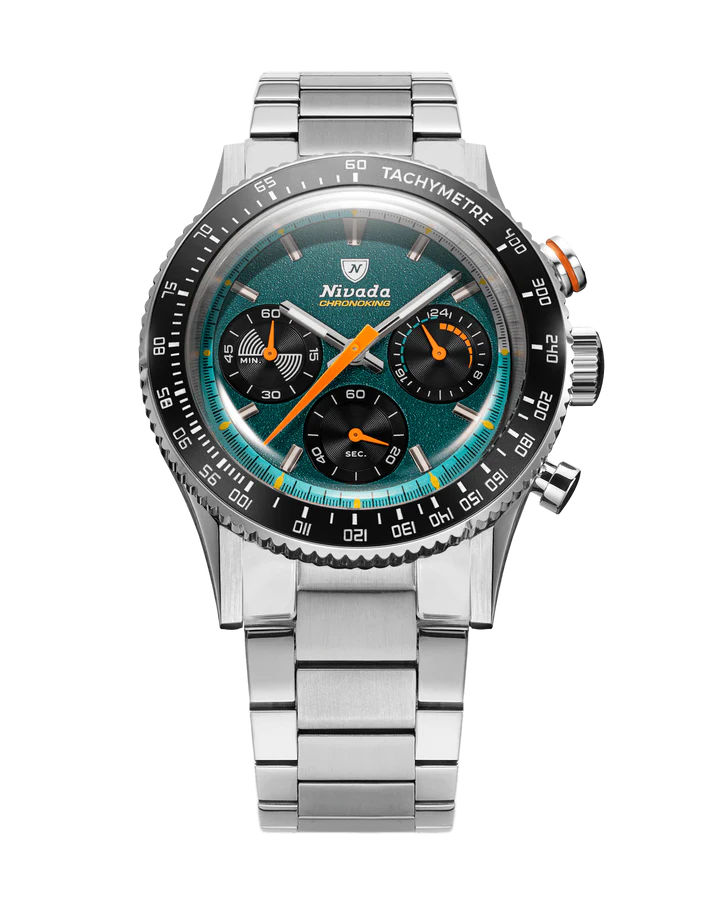 まへ Nivada Grenchen F77 Malachite Mark 1 68036A77 Otomatik Erkek Kol