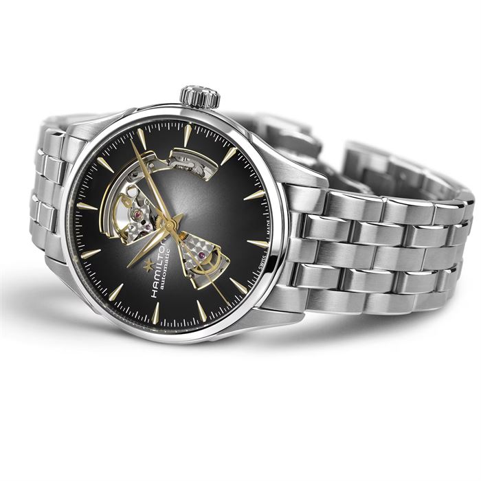 Hamilton Jazzmaster 42 mm Open Heart Auto H32705180 Otomatik Erkek