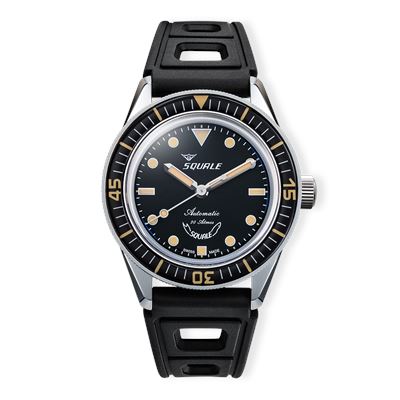 Squale 1521 Black Blasted 1521BKBL.VO Otomatik Erkek Kol Saati