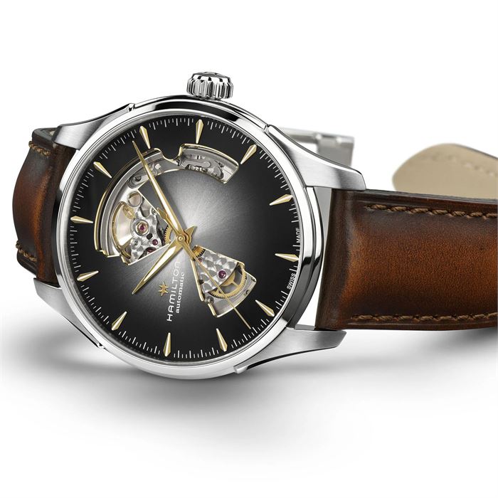 Hamilton Jazzmaster Open Heart H32675581 Otomatik Erkek Kol Saati