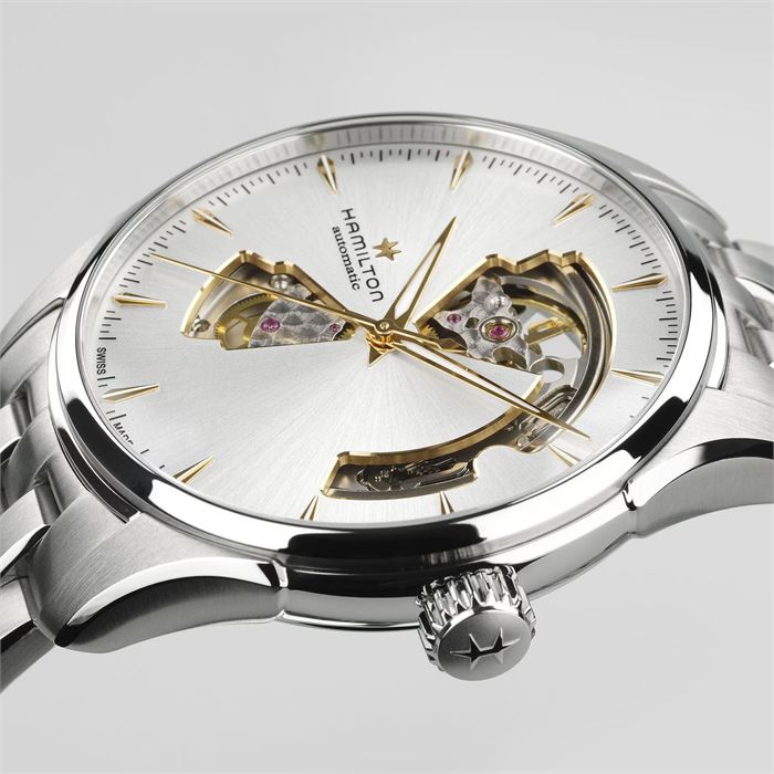 Hamilton Jazzmaster40mm Open Heart H32675151 Otomatik Erkek Kol