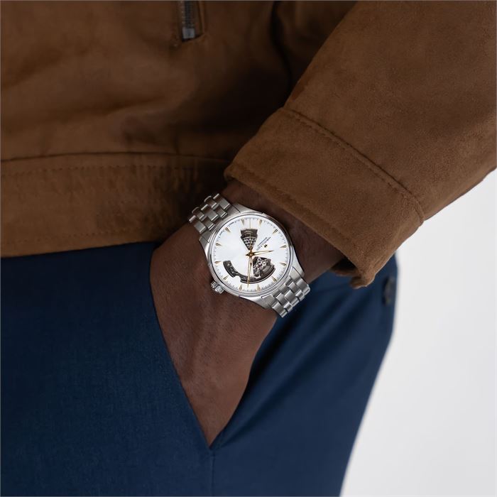 Hamilton Jazzmaster40mm Open Heart H32675151 Otomatik Erkek Kol
