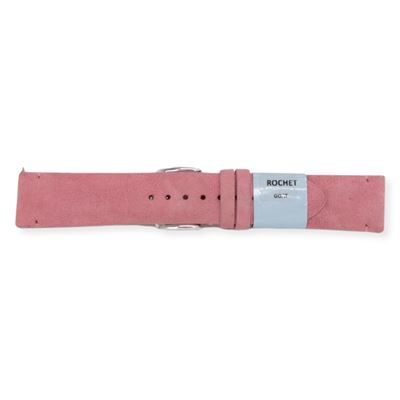 Rochet 3782010XS Pembe Süet Kayış - 20mm