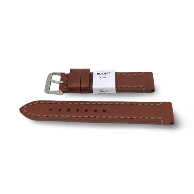 Rochet 7432024ST Kahverengi Deri Kayış - 20mm