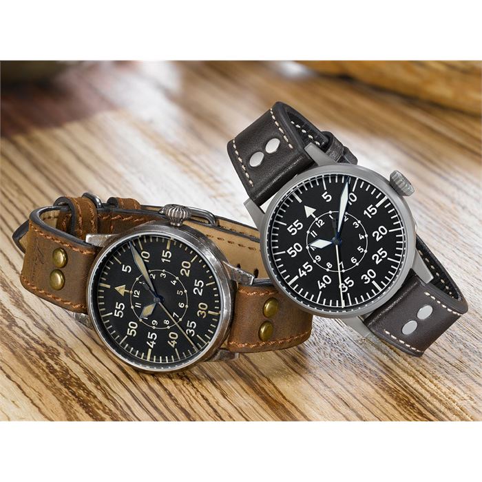 Laco Pilot Watch Original Leipzig Erbstück [Top-Grade Mekanizmalı
