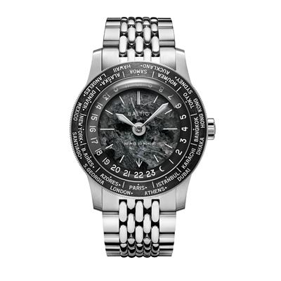 Baltic Heures du Monde Worldtimer Labradorite Otomatik Erkek Kol Saati