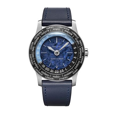 Baltic Heures du Monde Worldtimer Sodalite Otomatik Erkek Kol Saati