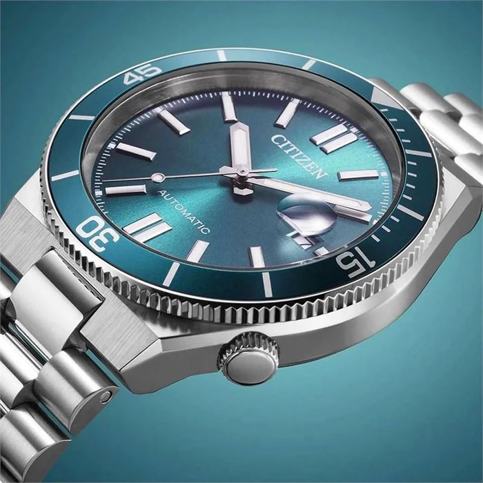 Citizen Tsuyosa Shore Ice Blue NJ0231-56L Otomatik Erkek Kol Saati