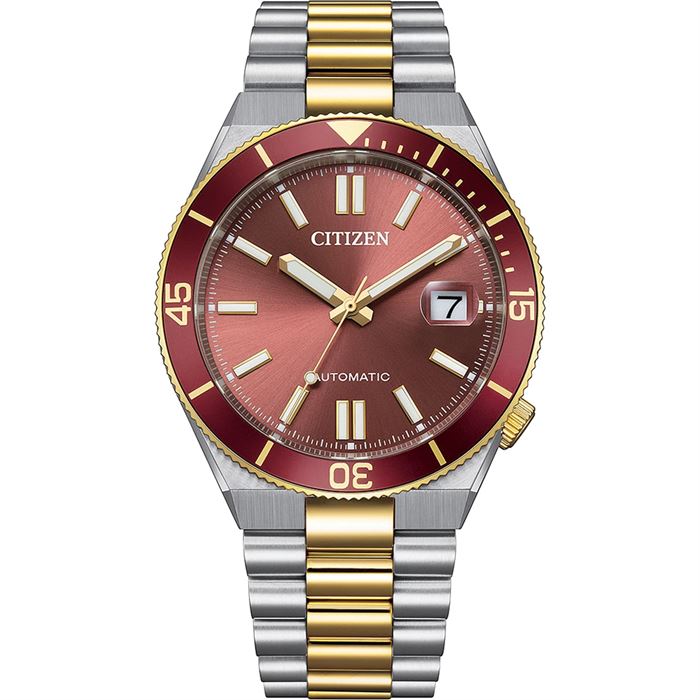 Citizen Tsuyosa Shore Coral Red NJ0234-58X Otomatik Erkek Kol