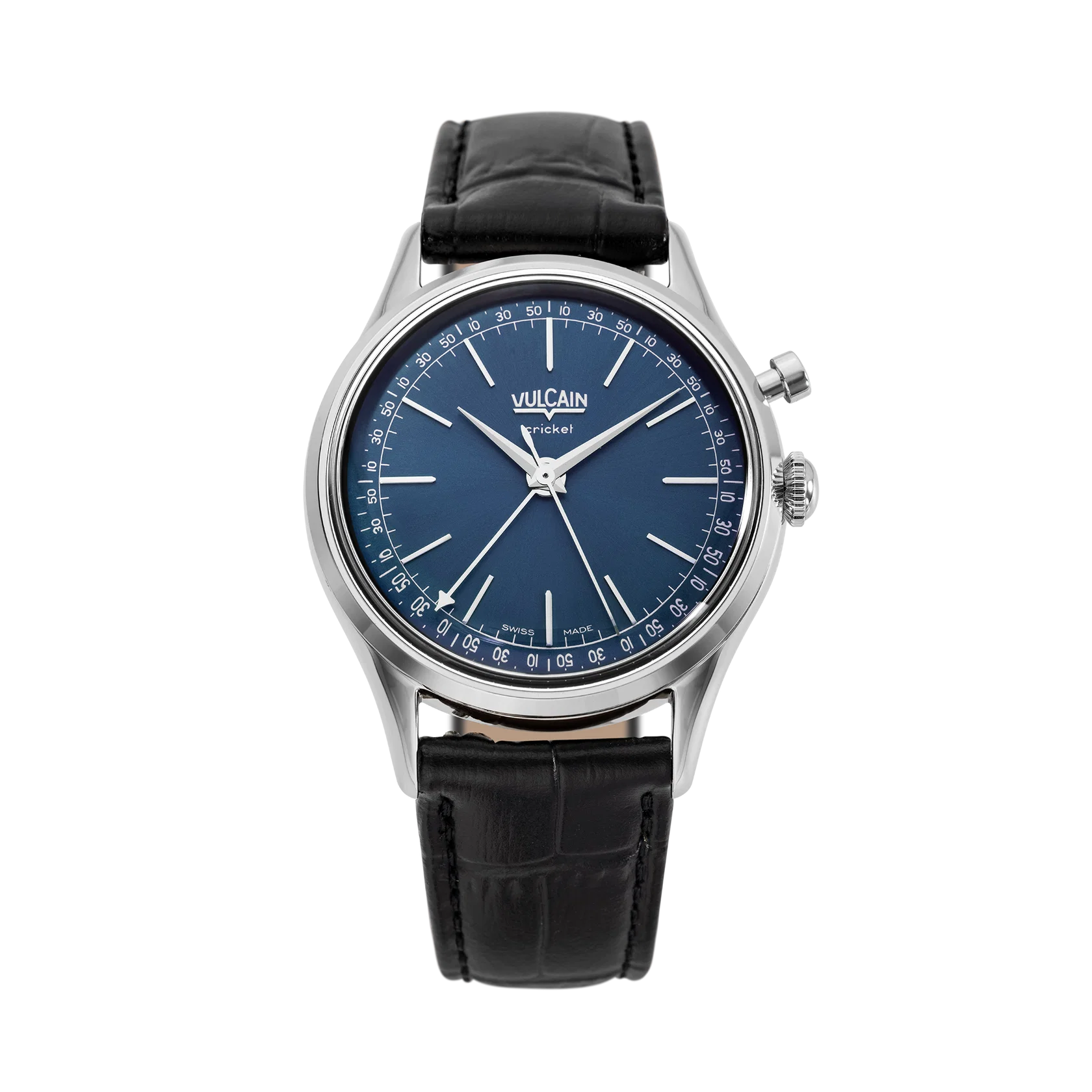 Vulcain Cricket President 39mm Blue Sapphire Caseback BAN248