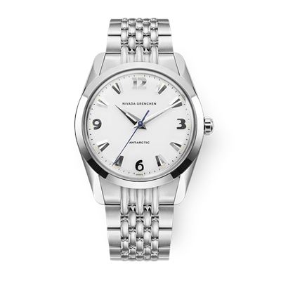 Nivada Grenchen Antarctic 35mm White 35005M04 Kurmalı Erkek Kol Saati