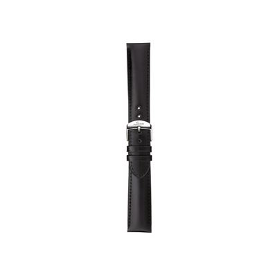 Sinn Russia Siyah Dikişli Siyah Deri Kayış - 20 mm