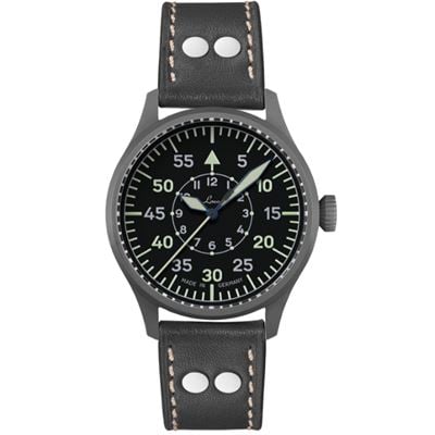Laco Flieger Karlsruhe Pro 43mm [Sandblasted] Kurmalı Erkek Kol Saati