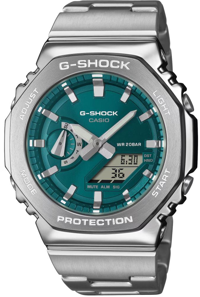 G-SHOCK CASIO GM-2110D-3AJF グリーン Casio G-Shock G-Steel GM-2110D-3A1DR Erkek Kol Saati - Abt Saat
