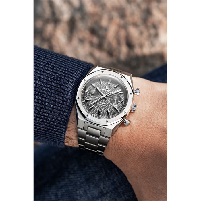 Nivada Grenchen F77 Chrono Mecaquartz Grey MK2 68001Q77 Erkek Kol