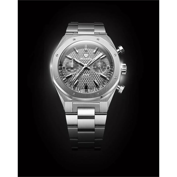Nivada Grenchen F77 Chrono Mecaquartz Grey MK2 68001Q77 Erkek Kol