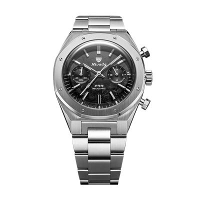 Nivada Grenchen F77 Chrono Mecaquartz Carbon MK2 68002Q77 Erkek Kol Saati