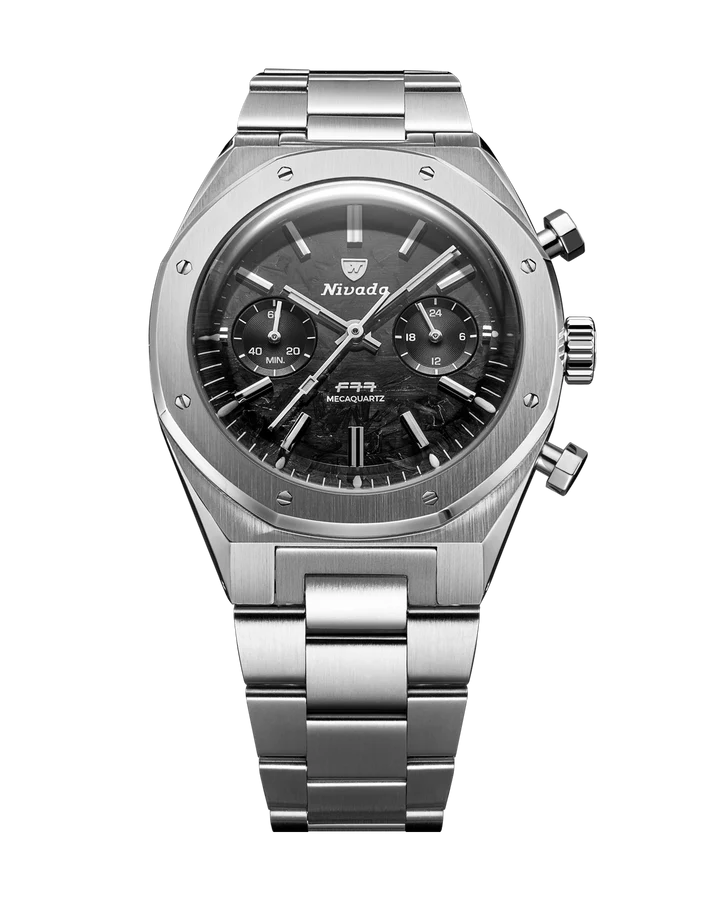 Nivada Grenchen F77 Chrono Mecaquartz Carbon MK2 68002Q77 Erkek