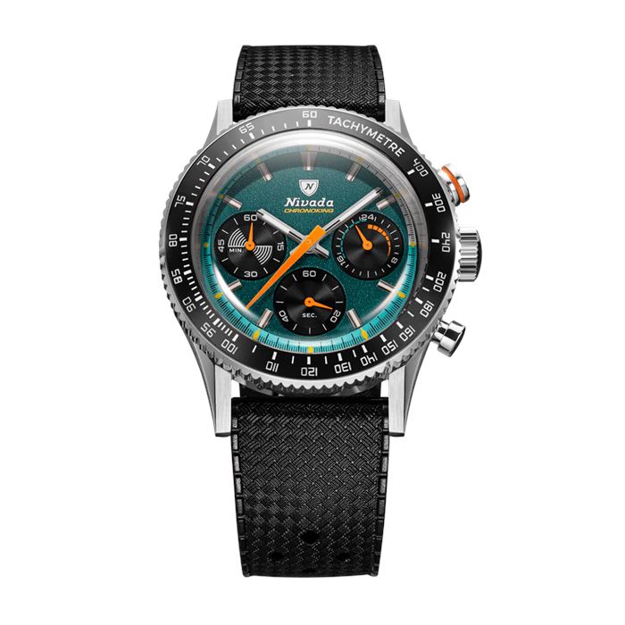 Nivada Grenchen Chronoking Meca Quartz Racing Green 87051Q01 Erkek
