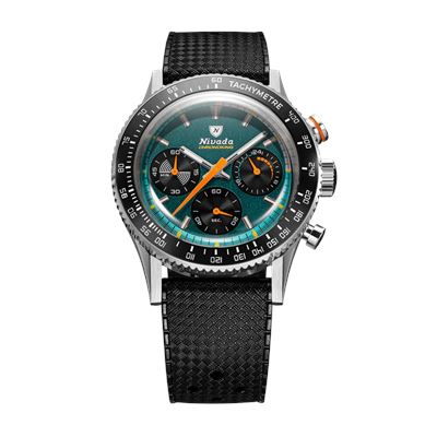 Nivada Grenchen Chronoking Meca Quartz Racing Green 87051Q01 Erkek Kol Saati