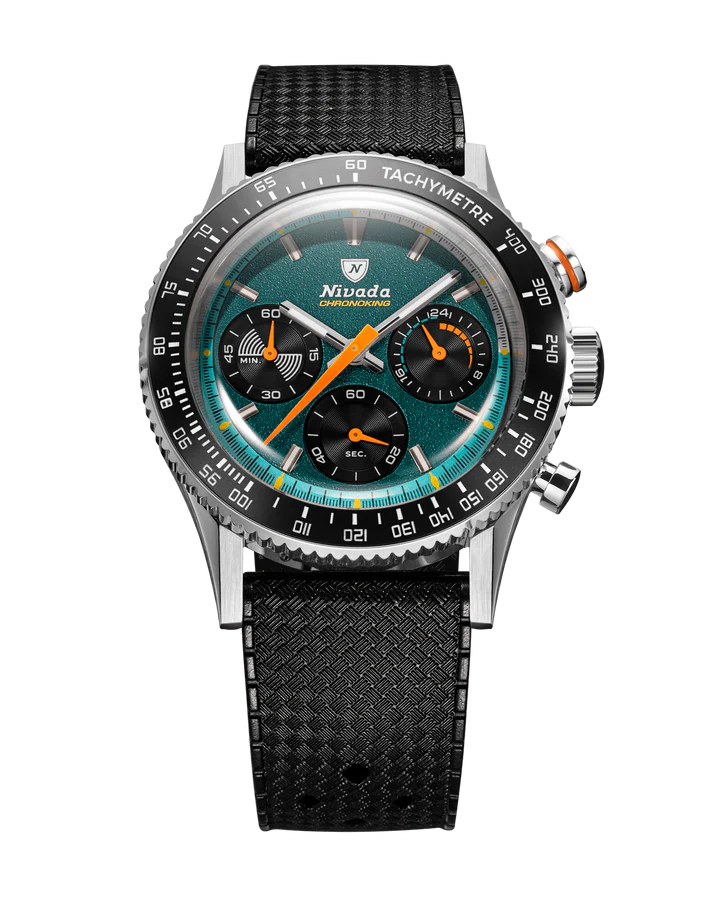 Nivada Grenchen Chronoking Meca Quartz Racing Green 87051Q01 Erkek