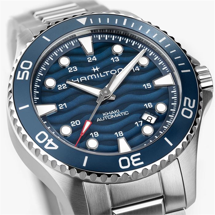Hamilton H82425140 Khaki Navy 40 mm Otomatik Erkek Kol Saati - Abt