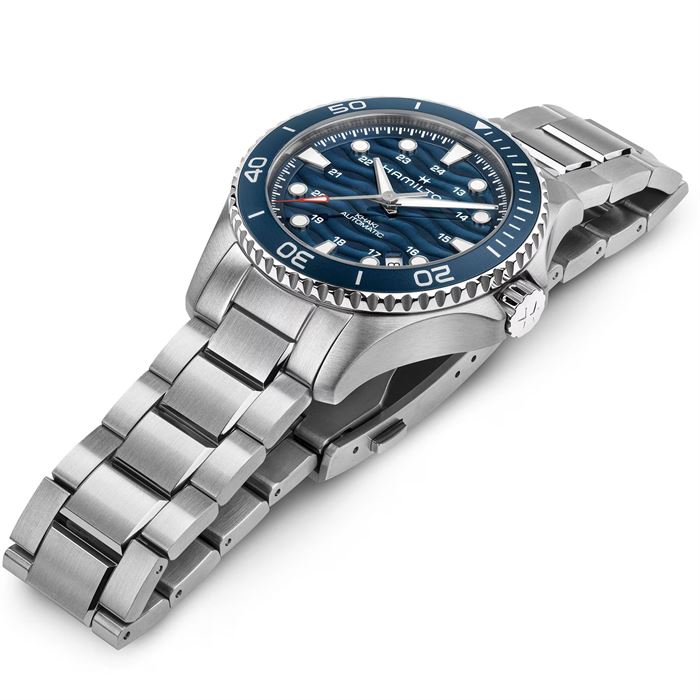 Hamilton H82425140 Khaki Navy 40 mm Otomatik Erkek Kol Saati - Abt