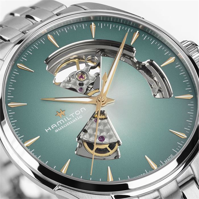 amesanさま Hamilton Jazzmaster40mm Open Heart H32675141 Otomatik Erkek Kol