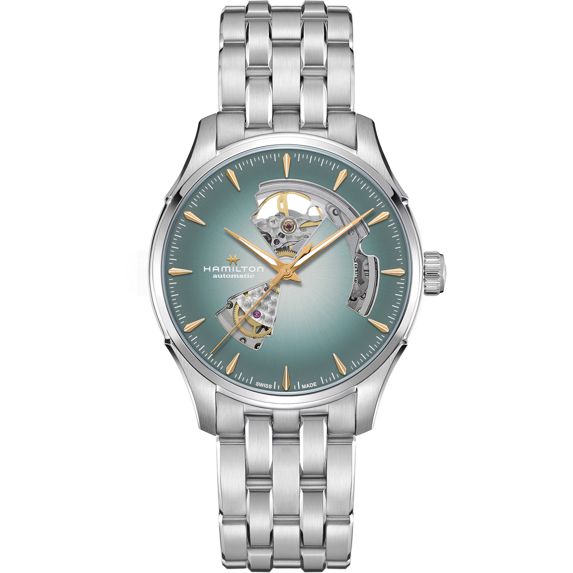 amesanさま Hamilton Jazzmaster40mm Open Heart H32675141 Otomatik Erkek Kol