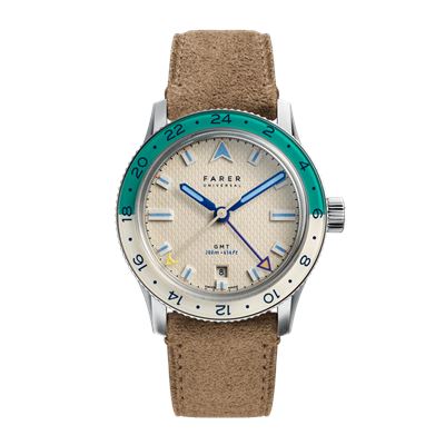 Farer GMT Bezel Charlton Green 38MM Otomatik Erkek Kol Saati