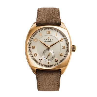 Farer Cushion Case Lethbridge Gold Kurmalı Erkek Kol Saati
