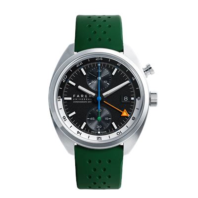 Farer Monopusher GMT Segrave III Kurmalı Kronograf Erkek Kol Saati
