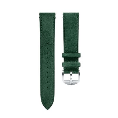 Farer Yeşil Süet Deri Kayış - 20mm