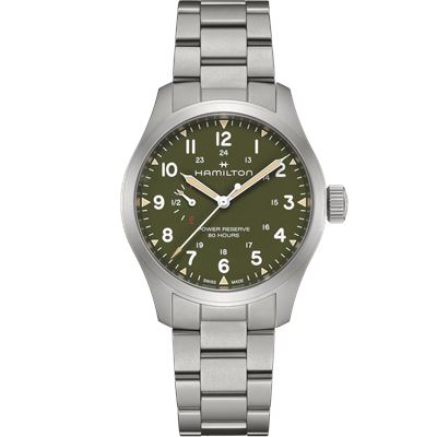 Khaki Field Mechanical Power Reserve 40mm H69509160 Erkek Kol Saati