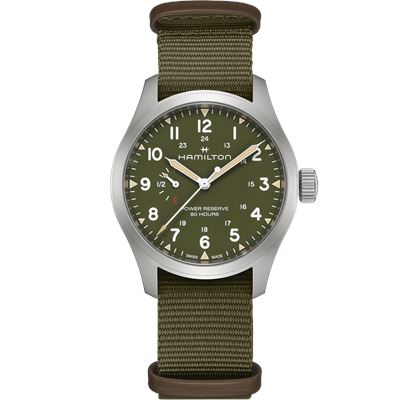 Khaki Field Mechanical Power Reserve 40mm H69509960 Erkek Kol Saati