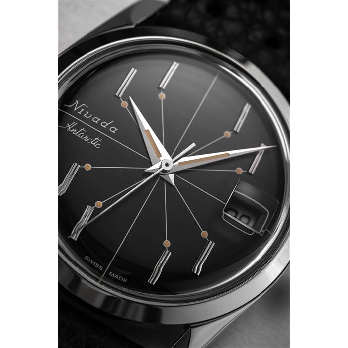 Nivada Grenchen Antartic Spider Black 32072A04 Otomatik Erkek Kol