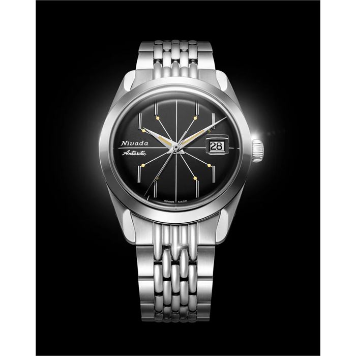 Nivada Grenchen Antartic Spider Black 32072A04 Otomatik Erkek Kol