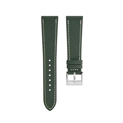 Delugs Epsom Slim Yeşil Deri Kayış - 20 mm