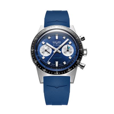 Vulcain Skindiver Chronograph Blue BAR258 Limitli Üretim Otomatik Erkek Kol Saati