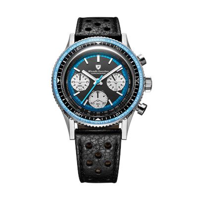 Nivada Grenchen Chronoking Meca Quartz Racing Blue 87053Q10 Erkek Kol Saati