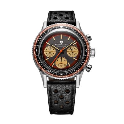 Nivada Grenchen Chronoking Meca Quartz Racing Amber 87055Q10 Erkek Kol Saati
