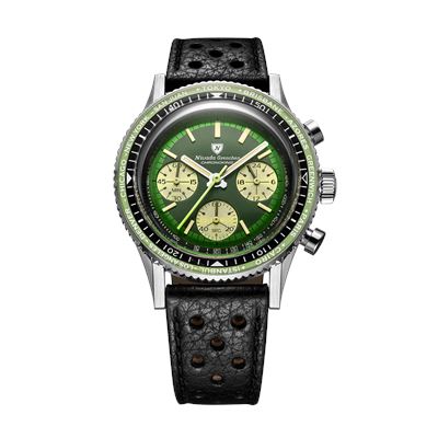 Nivada Grenchen Chronoking Meca Quartz Racing Green 87057Q10 Erkek Kol Saati
