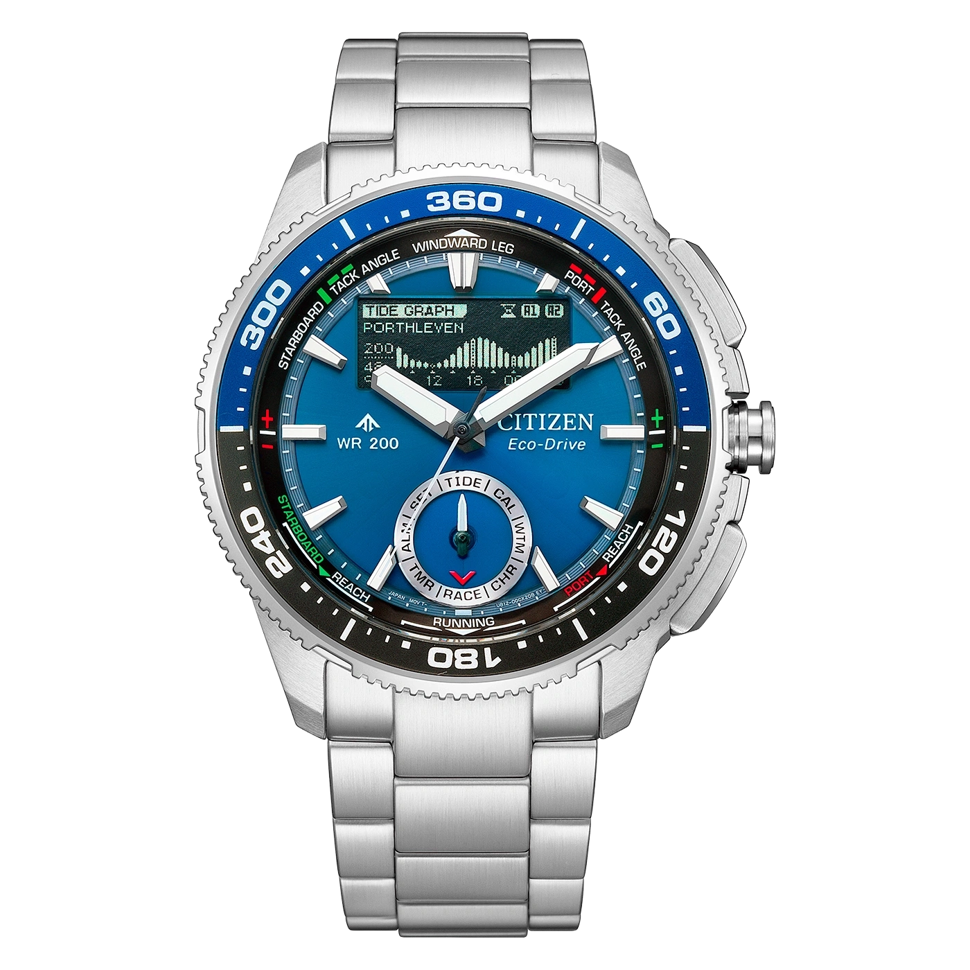 Citizen Wave Tracker JV3006-50L Eco-Drive Erkek Kol Saati - Abt Saat
