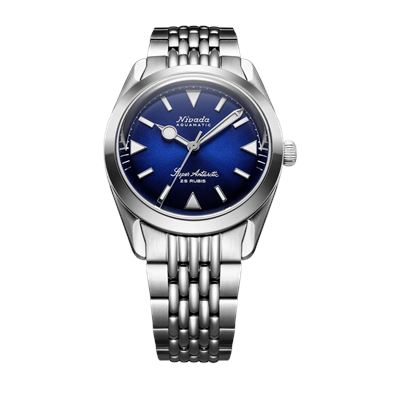 Nivada Grenchen Super Antarctic Blue 38mm 32075A04 Otomatik Erkek